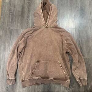 Brown Hooded Sweatshirt